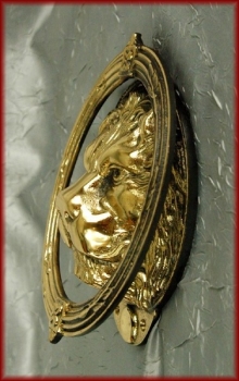 Grosser Löwenkopf -Türklopfer KL-72
