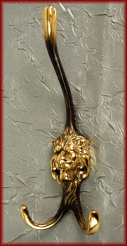 2 Stck. Löwenkopf Jugendstil  Garderobenhaken WK-49