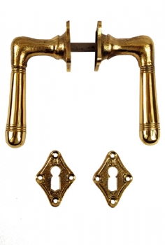 Türbeschlag schlichter Jugendstil Rosettengarnitur K-127