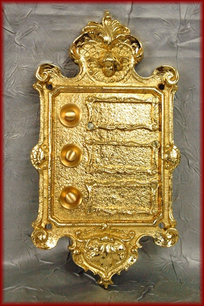 KLINGEL JUGENDSTIL für 3 Haushalte  KL-78