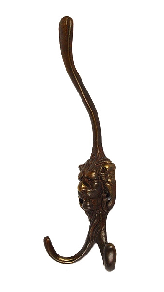 2 Stck. Löwenkopf Jugendstil  Garderobenhaken WK-49